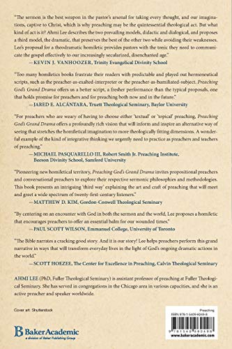 Preaching God's Grand Drama: A Biblical-Theological Approach