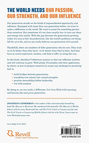 Becoming the Next Great Generation: Taking Our Place as Confident and Capable Adults