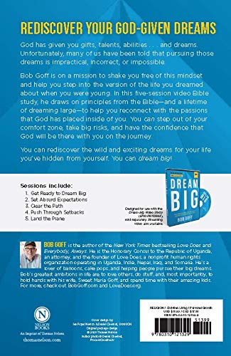 Dream Big Bible Study Guide: Know What You Want, Why You Want It, and What You’re Going to Do About It