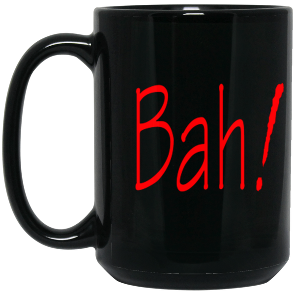 Bah! Mug - 15 oz. Black